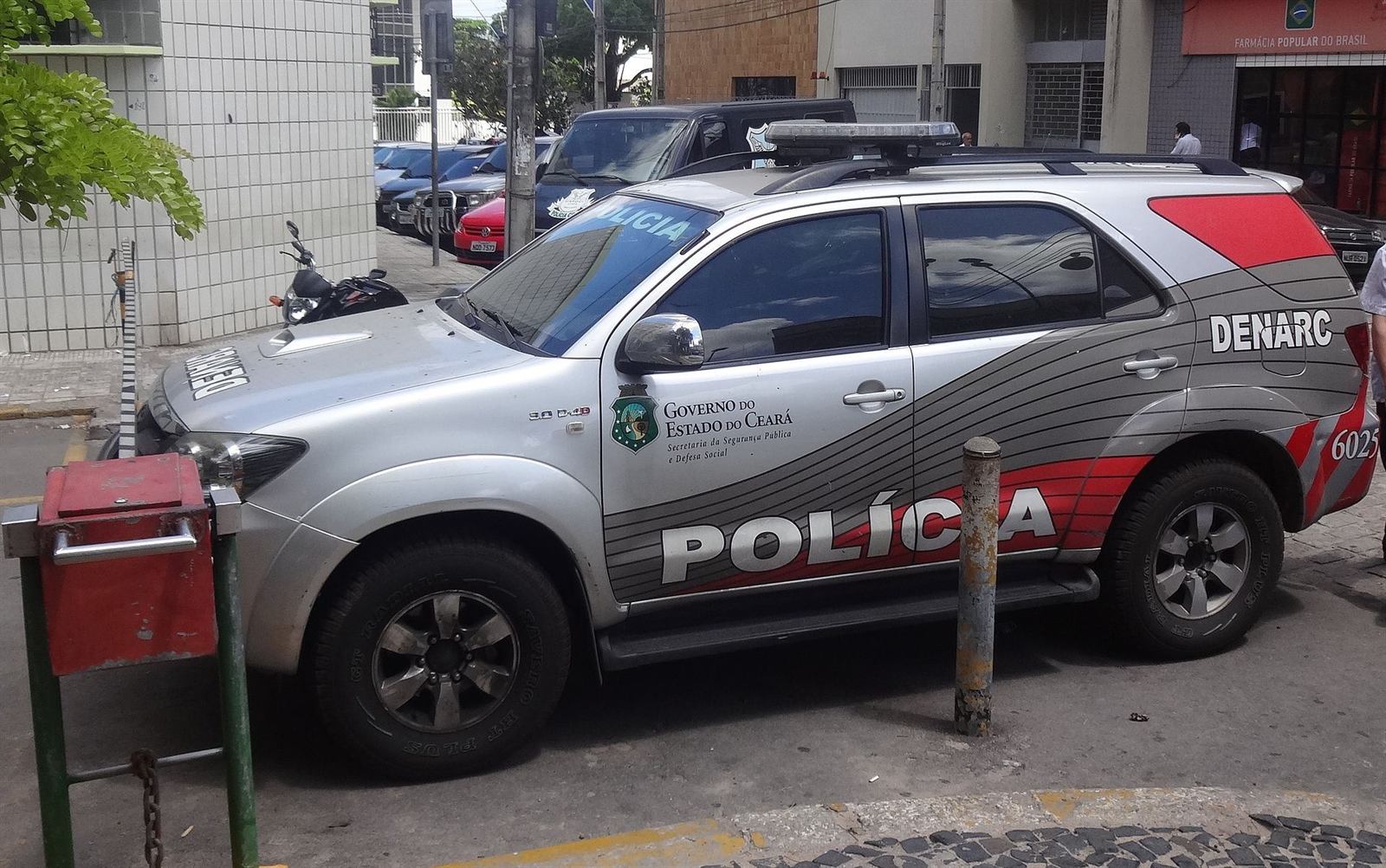 Viatura do Departamento de Narcóticos da Polícia Civil do Ceará; imagem ilustrativa.